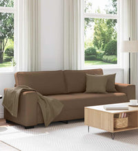 3-Sitzer-Sofa Braun 180 cm Stoff