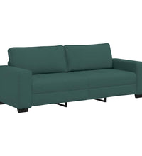 3-Sitzer-Sofa Dunkelgrün 180 cm Stoff