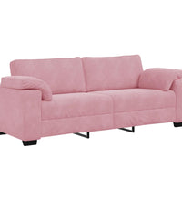 3-Sitzer-Sofa Rosa 178 cm Samt