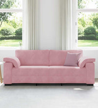 3-Sitzer-Sofa Rosa 178 cm Samt