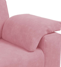 3-Sitzer-Sofa Rosa 178 cm Samt