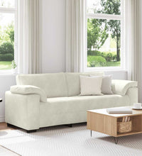 3-Sitzer-Sofa Creme 178 cm Samt