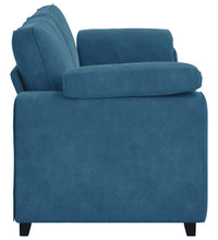 3-Sitzer-Sofa Blau 178 cm Samt