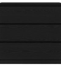 Sideboard Schwarz Eichen-Optik 80x35x76 cm Holzwerkstoff