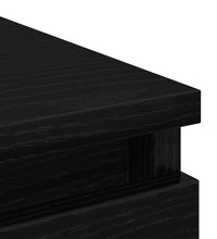 Sideboard Schwarz Eichen-Optik 80x35x76 cm Holzwerkstoff