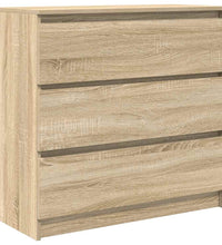 Sideboard Sonoma-Eiche 80x35x76 cm Holzwerkstoff