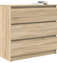 Sideboard Sonoma-Eiche 80x35x76 cm Holzwerkstoff