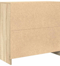 Sideboard Sonoma-Eiche 80x35x76 cm Holzwerkstoff