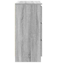 Sideboard Grau Sonoma 80x35x76 cm Holzwerkstoff