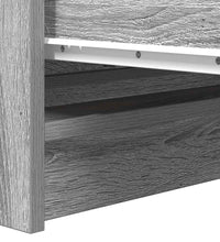 Sideboard Grau Sonoma 80x35x76 cm Holzwerkstoff