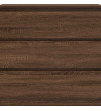 Sideboard Braun Eichen-Optik 80x35x76 cm Holzwerkstoff