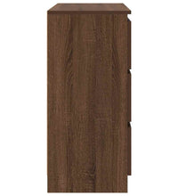 Sideboard Braun Eichen-Optik 80x35x76 cm Holzwerkstoff