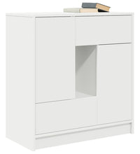 Sideboard mit Schubladen und Türen Weiß 70,5x34x74,5 cm