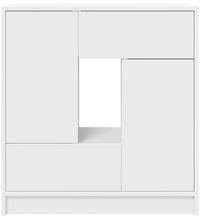 Sideboard mit Schubladen und Türen Weiß 70,5x34x74,5 cm