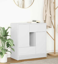Sideboard mit Schubladen und Türen Weiß 70,5x34x74,5 cm