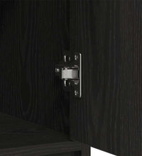 Sideboard mit Schubladen und Türen Schwarz Eichen-Optik