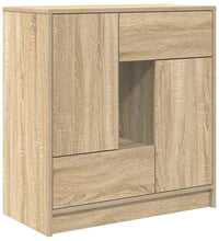 Sideboard mit Schubladen und Türen Sonoma-Eiche 70,5x34x74,5 cm
