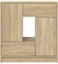 Sideboard mit Schubladen und Türen Sonoma-Eiche 70,5x34x74,5 cm