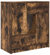 Sideboard mit Schubladen und Türen Räuchereiche 70,5x34x74,5 cm