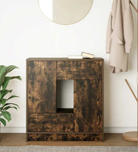 Sideboard mit Schubladen und Türen Räuchereiche 70,5x34x74,5 cm