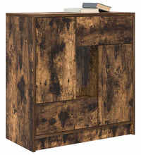 Sideboard mit Schubladen und Türen Räuchereiche 70,5x34x74,5 cm