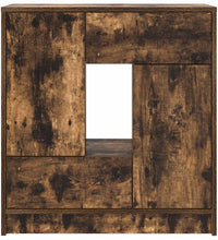 Sideboard mit Schubladen und Türen Räuchereiche 70,5x34x74,5 cm