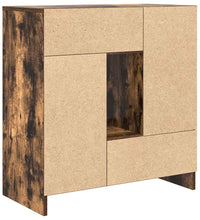 Sideboard mit Schubladen und Türen Räuchereiche 70,5x34x74,5 cm