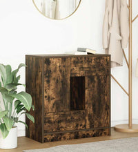 Sideboard mit Schubladen und Türen Räuchereiche 70,5x34x74,5 cm