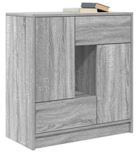 Sideboard mit Schubladen und Türen Grau Sonoma 70,5x34x74,5 cm
