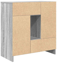 Sideboard mit Schubladen und Türen Grau Sonoma 70,5x34x74,5 cm