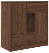 Sideboard mit Schubladen und Türen Braun Eichen-Optik