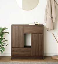 Sideboard mit Schubladen und Türen Braun Eichen-Optik