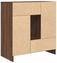Sideboard mit Schubladen und Türen Braun Eichen-Optik
