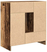 Sideboard mit Schubladen und Türen Altholz-Optik 70,5x34x74,5cm