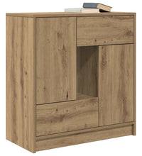 Sideboard mit Schubladen und Türen Artisan-Eiche 70,5x34x74,5cm