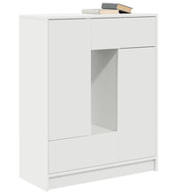 Sideboard mit Schubladen und Türen Weiß 73x31x90 cm