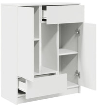 Sideboard mit Schubladen und Türen Weiß 73x31x90 cm