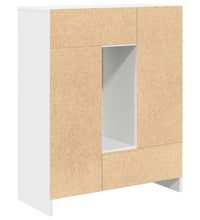 Sideboard mit Schubladen und Türen Weiß 73x31x90 cm