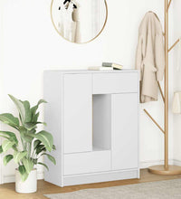 Sideboard mit Schubladen und Türen Weiß 73x31x90 cm