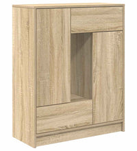 Sideboard mit Schubladen und Türen Sonoma-Eiche 73x31x90 cm