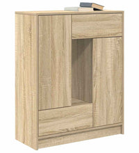 Sideboard mit Schubladen und Türen Sonoma-Eiche 73x31x90 cm