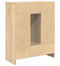 Sideboard mit Schubladen und Türen Sonoma-Eiche 73x31x90 cm
