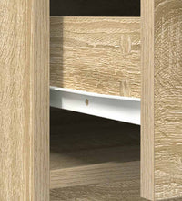 Sideboard mit Schubladen und Türen Sonoma-Eiche 73x31x90 cm