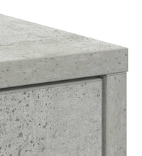 Sideboard mit Schubladen und Türen Betongrau 73x31x90 cm