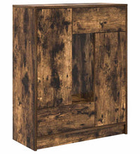 Sideboard mit Schubladen und Türen Räuchereiche 73x31x90 cm