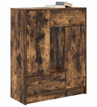 Sideboard mit Schubladen und Türen Räuchereiche 73x31x90 cm