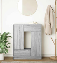 Sideboard mit Schubladen und Türen Grau Sonoma 73x31x90 cm
