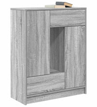 Sideboard mit Schubladen und Türen Grau Sonoma 73x31x90 cm