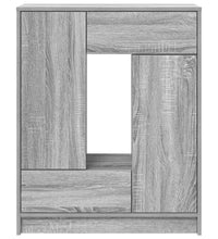 Sideboard mit Schubladen und Türen Grau Sonoma 73x31x90 cm