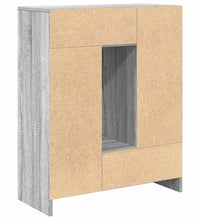 Sideboard mit Schubladen und Türen Grau Sonoma 73x31x90 cm